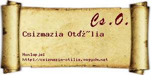 Csizmazia Otília névjegykártya